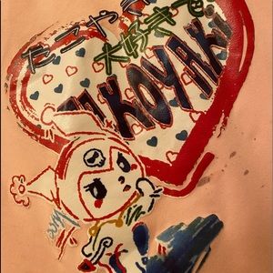 Surf Sanrio cute pink short sleeve graphic T-shirt